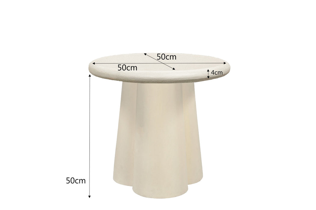 Salontafel Beton Beige 50 cm-Salontafels-Brix