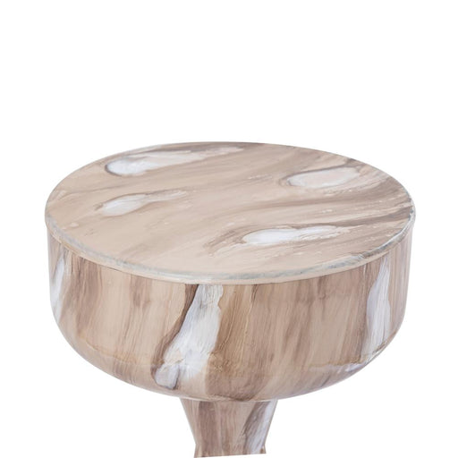 Salontafel Bijzettafels Crème 28 cm-Salontafels-PTMD