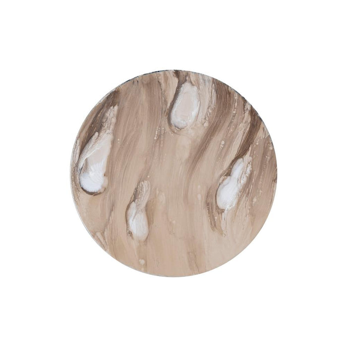 Salontafel Bijzettafels Crème 28 cm-Salontafels-PTMD