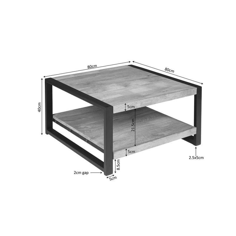 Salontafel Boaz 80x80 cm-Salontafels-Starfurn