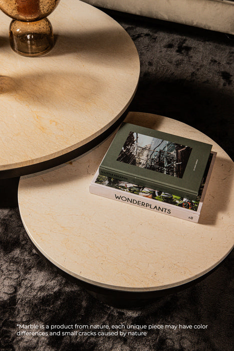 Salontafel Bregt Marmer Bruin 727220-Salontafels-PTMD