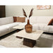 Salontafel Brix Bottecino Mangohout Crème wit 75 cm 75x75x32 cm-Salontafels-Livingfurn