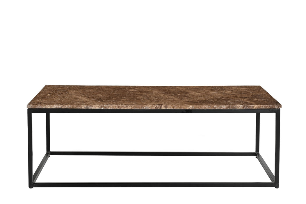 Salontafel Brix Dion Emperador Marmer Bruin 60x120 cm-Salontafels-Livingfurn
