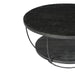 Salontafel Brix Evan Norris Mangohout Zwart 85 cm 85x85x44 cm-Salontafels-Livingfurn