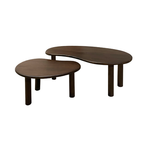 Salontafel Brix Nubi Mangohout Bruin 60x110 cm-Salontafels-Livingfurn
