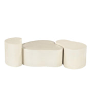 Salontafel Brix Salontafel Beton Beige 85x70 cm-Salontafels-Livingfurn