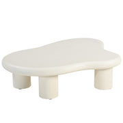 Salontafel Brix Salontafel Beton Crème wit 120x88 cm-Salontafels-Livingfurn