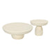 Salontafel Brix Salontafel Beton Crème wit 50 cm 50x50x40 cm-Salontafels-Livingfurn