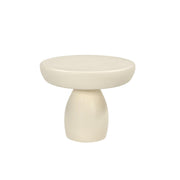 Salontafel Brix Salontafel Beton Crème wit 50 cm 50x50x40 cm-Salontafels-Livingfurn