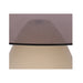 Salontafel Brix Salontafel Glas Crème wit 65x110 cm-Salontafels-Livingfurn