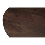 Salontafel Brix Salontafel Mangohout Bruin 50 cm 50x50x49 cm-Salontafels-Livingfurn