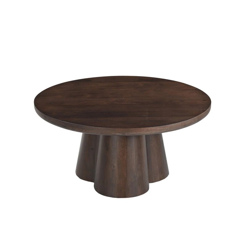 Salontafel Brix Salontafel Mangohout Bruin 80 cm 80x80x39 cm-Salontafels-Livingfurn