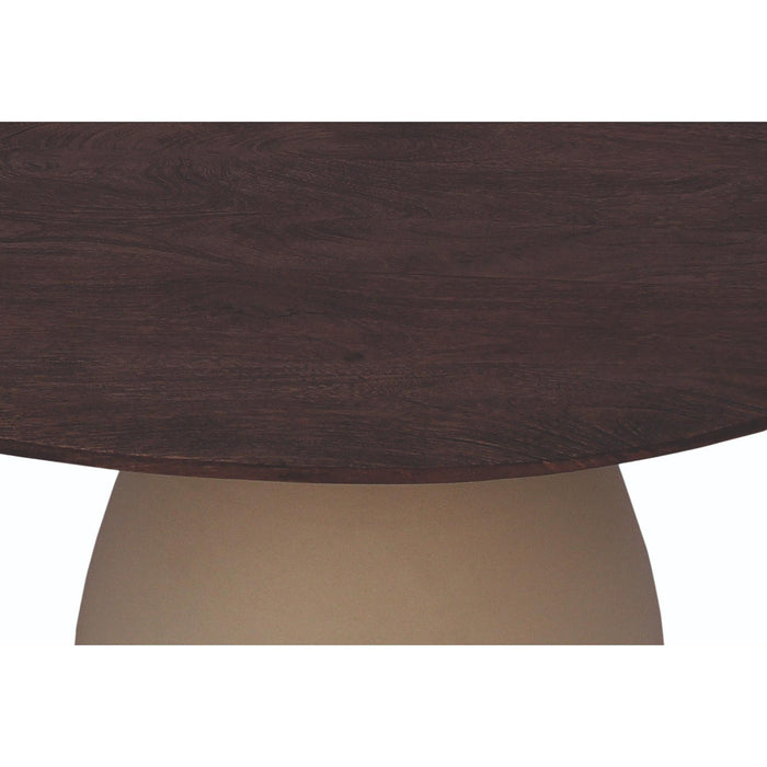 Salontafel Brix Salontafel Mangohout Crème wit 76 cm 76x86x37 cm-Salontafels-Livingfurn