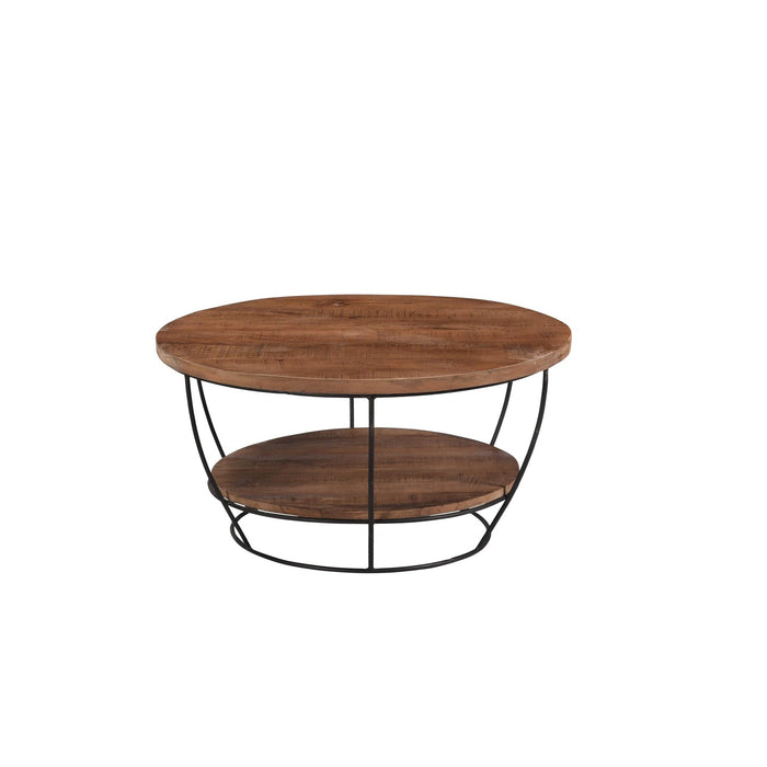 Salontafel Brix Salontafel Mangohout Naturel hout 65 cm-Salontafels-Livingfurn