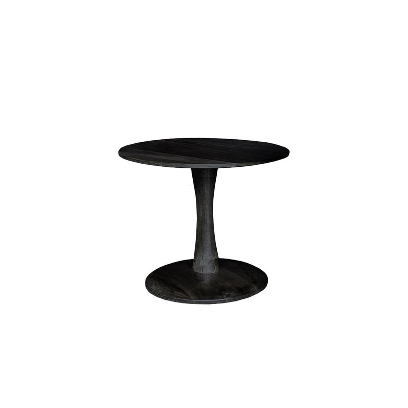 Salontafel Brix Salontafel Mangohout Zwart 50 cm 50x50x45 cm-Salontafels-Livingfurn