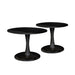 Salontafel Brix Salontafel Mangohout Zwart 60 cm 60x60x38 cm-Salontafels-Livingfurn