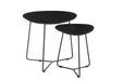 Salontafel Brix Salontafel Mangohout Zwart 70 cm Zwart 13613-Salontafels-Livingfurn