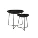 Salontafel Brix Salontafel Mangohout Zwart 70 cm Zwart 13613-Salontafels-Livingfurn