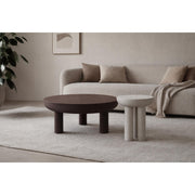 Salontafel Brix Salontafel Metaal Bruin 85 cm 85x85x40 cm-Salontafels-Livingfurn