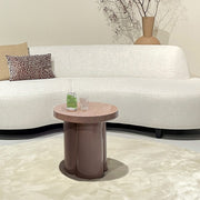 Salontafel Brix Salontafel Metaal Roze 43 cm 43x43x45 cm-Salontafels-Livingfurn