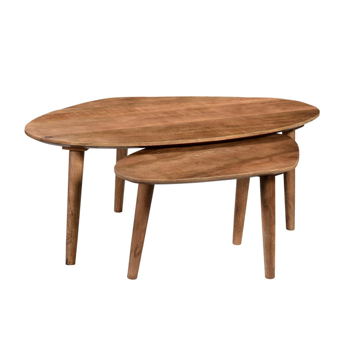 Salontafel Brix Xavier Mangohout Naturel hout-Salontafels-Livingfurn