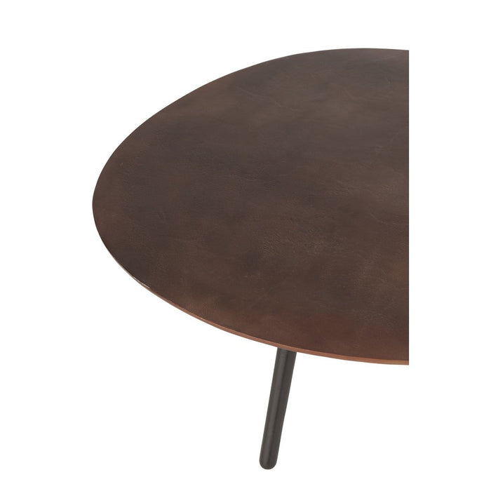 Salontafel Bruin Aluminium L 72x119 cm-Salontafels-J-Line