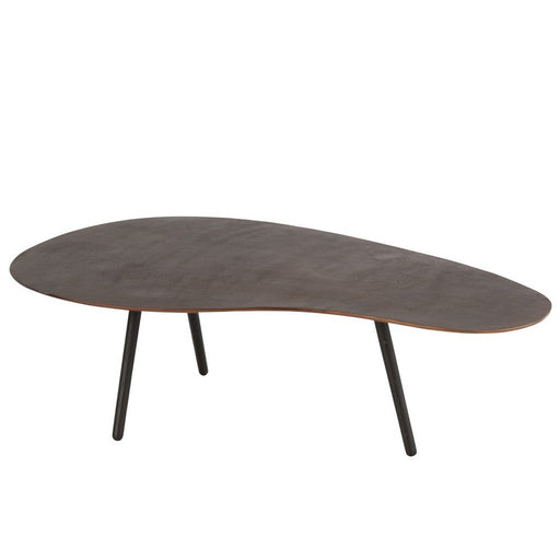 Salontafel Bruin Aluminium L 72x119 cm-Salontafels-J-Line