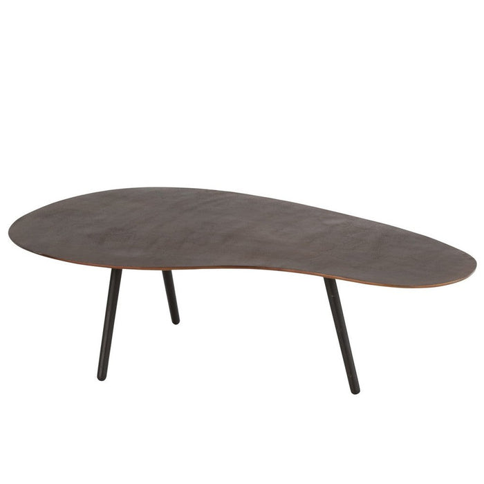 Salontafel Bruin Aluminium L 72x119 cm-Salontafels-J-Line