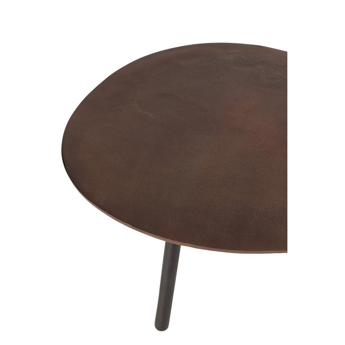Salontafel Bruin Aluminium S 53x89 cm-Salontafels-J-Line