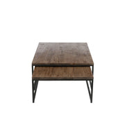 Salontafel Bruin Ijzer 80x120 cm-Salontafels-J-Line
