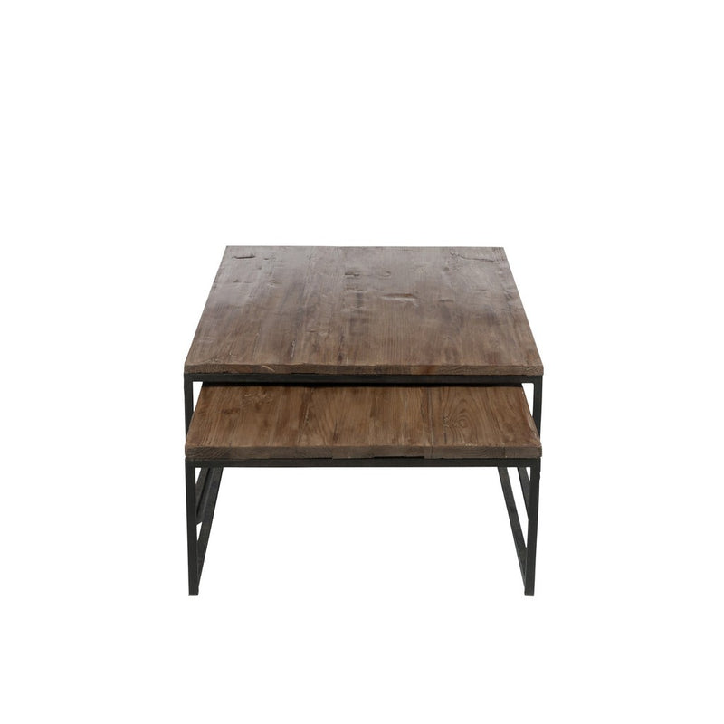 Salontafel Bruin Ijzer 80x120 cm-Salontafels-J-Line