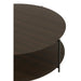 Salontafel Bruin Ijzer Rond 113 cm 113x113x38 cm-Salontafels-J-Line