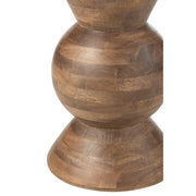 Salontafel Bruin Mangohout hout 31 cm 31x31x50 cm-Bijzettafels-J-Line