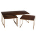 Salontafel Bruin Mangohout hout 60x120 cm-Salontafels-J-Line