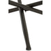 Salontafel Bruin Metaal Rond 100 cm 100x100x40 cm-Salontafels-J-Line