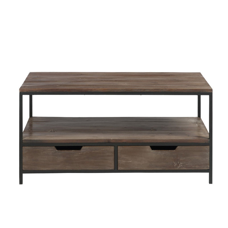 Salontafel Bruin Recycled hout 50x120 cm-Salontafels-J-Line