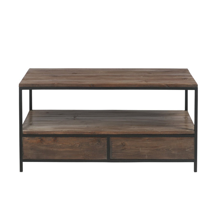 Salontafel Bruin Recycled hout 50x120 cm-Salontafels-J-Line