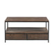 Salontafel Bruin Recycled hout 50x120 cm-Salontafels-J-Line