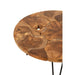 Salontafel Bruin Teakhout Rond 80 cm 80x80x36.5 cm-Salontafels-J-Line