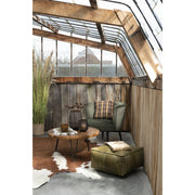 Salontafel Bruin Teakhout Rond 80 cm 80x80x36.5 cm-Salontafels-J-Line