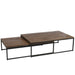 Salontafel Bruin ijzer 80x120 cm-Salontafels-J-Line