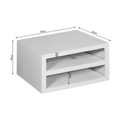 Salontafel Brussel Bruin Mangohout 80 cm 80x80x45 cm-Salontafels-Starfurn