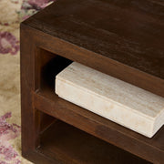 Salontafel Brussel Bruin Mangohout 80 cm 80x80x45 cm-Salontafels-Starfurn