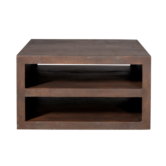 Salontafel Brussel Bruin Mangohout 80 cm-Salontafels-Starfurn