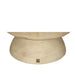 Salontafel Callain Mangohout Beige 90 cm-Salontafels-PTMD