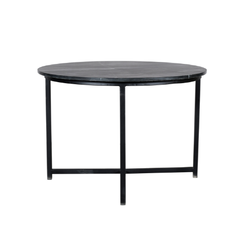 Salontafel Collin Zwart marmer 75 cm 75x75x45 cm-Salontafels-Starfurn