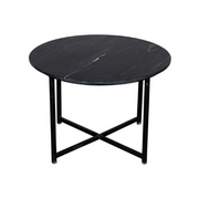 Salontafel Collin Zwart marmer 75 cm 75x75x45 cm-Salontafels-Starfurn