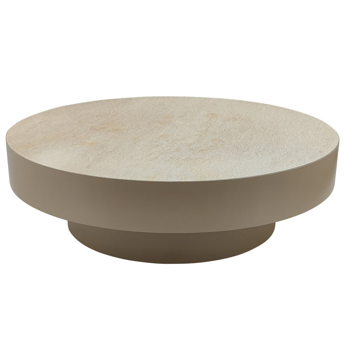 Salontafel Corfu Marmer Beige 90 cm-Salontafels-PTMD