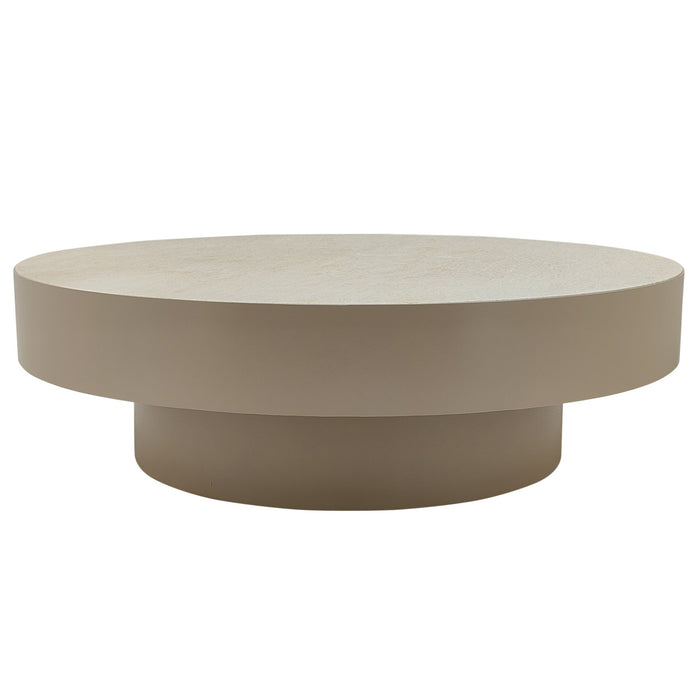 Salontafel Corfu Marmer Beige 90 cm-Salontafels-PTMD