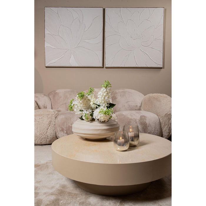 Salontafel Corfu Marmer Beige 90 cm-Salontafels-PTMD